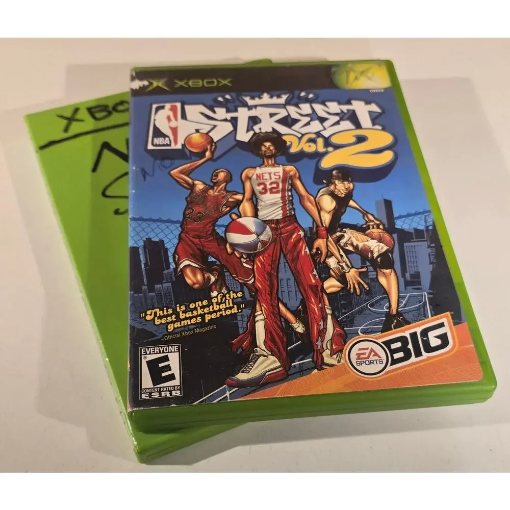 NBA Street Vol 2 Vol 3 Original Xbox Game Lot (2 games) BASKETBALL